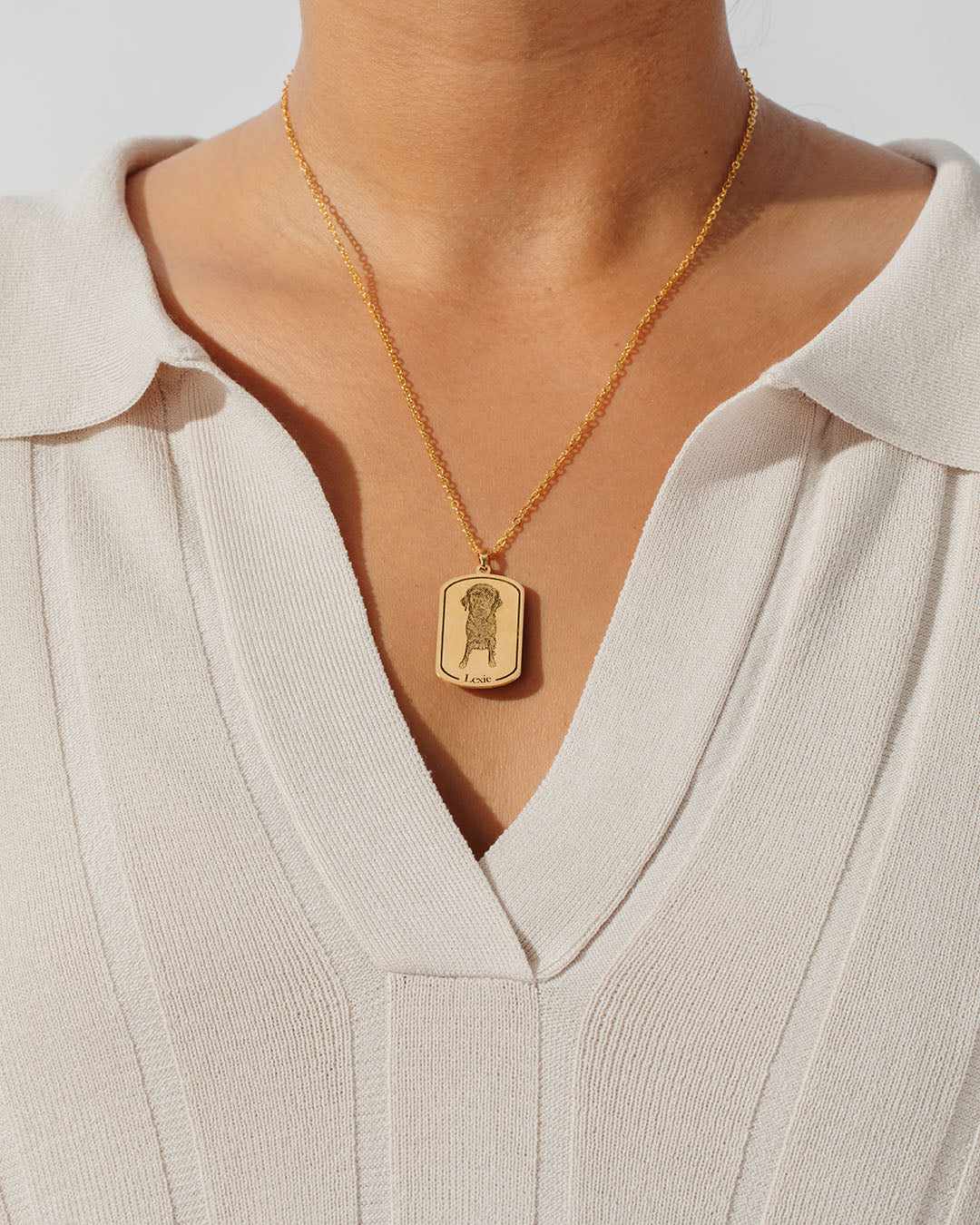 Dog Tag Halskette